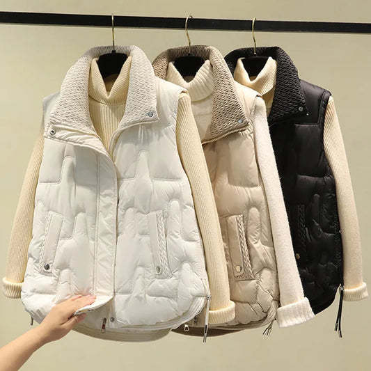 Autumn Winter Vests Sleeveless Parkas Coat